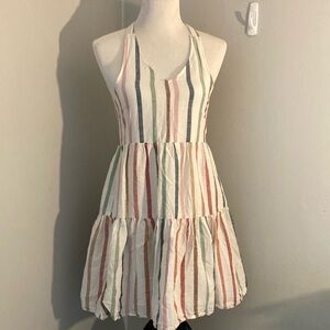 American Eagle Outfitters Striped Smocked Top